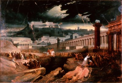 Marcus Curtius, c.1827 by John Martin